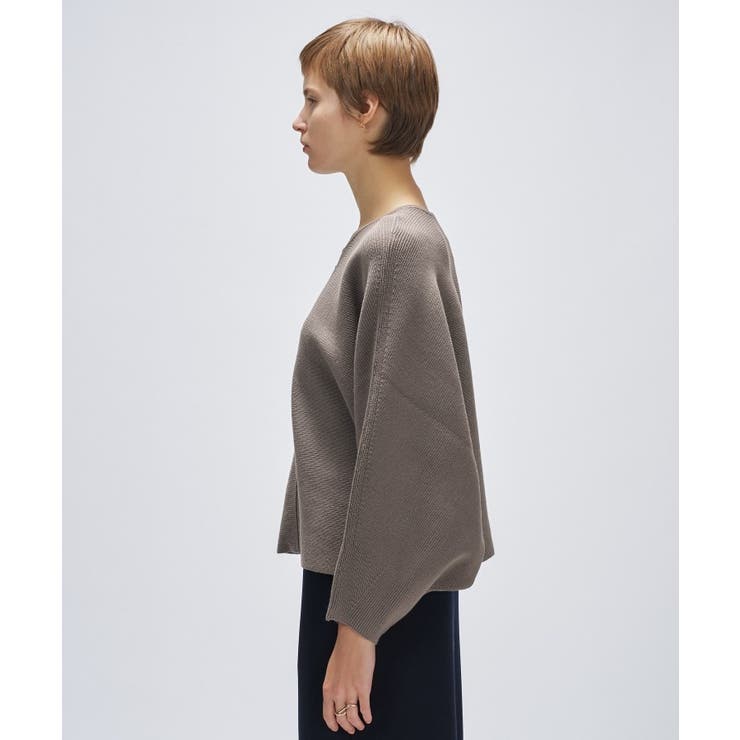 【手洗い可】ドルマンケープニットカーディガン | cloenc | 詳細画像3 