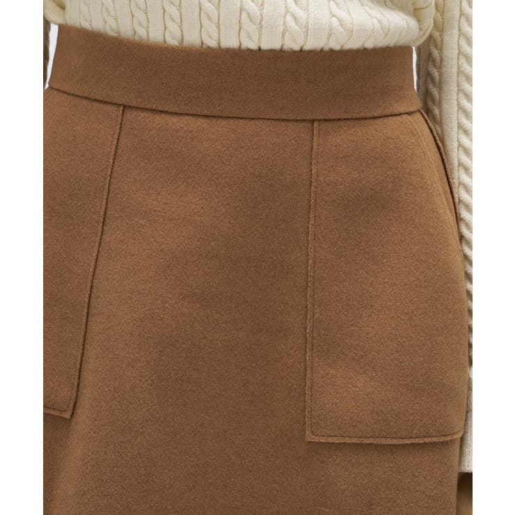 【手洗い可】メルトンジャージフレアスカート | cloenc | 詳細画像12 