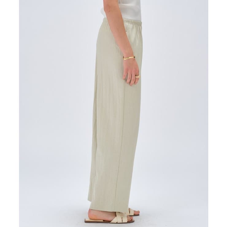 【セットアップ／マシンウォッシュ】レーヨンツイルイージーパンツ | cloenc | 詳細画像6 