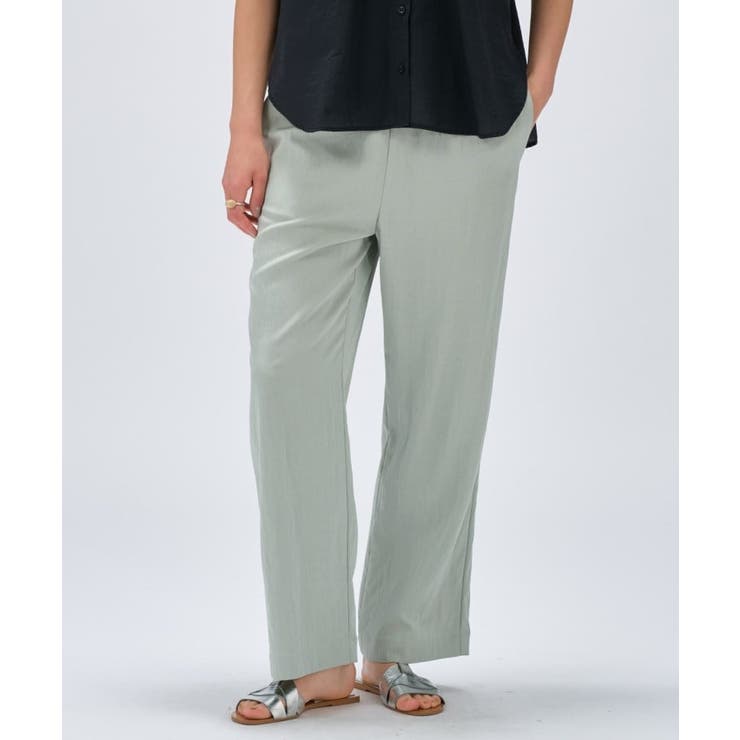 【セットアップ／マシンウォッシュ】レーヨンツイルイージーパンツ | cloenc | 詳細画像13 