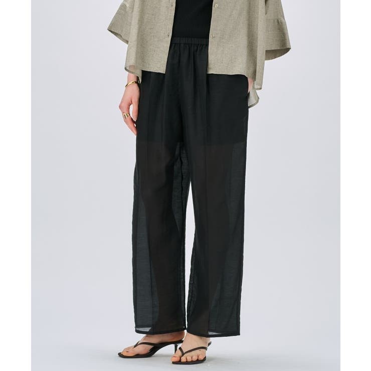 【セットアップ／手洗い可】シアータックイージーパンツ | cloenc | 詳細画像14 