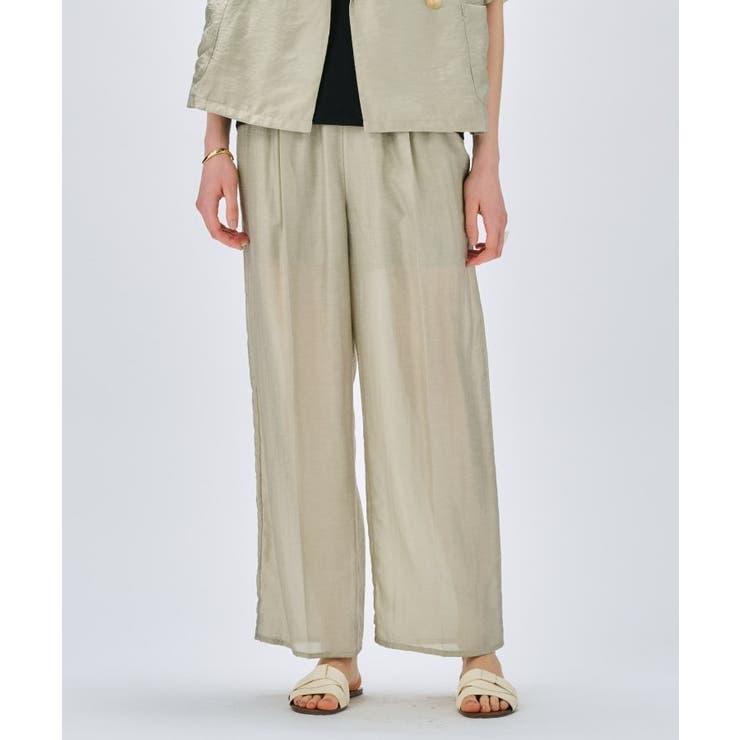 オリーブグリーン(026) | 【セットアップ／手洗い可】シアータックイージーパンツ | cloenc