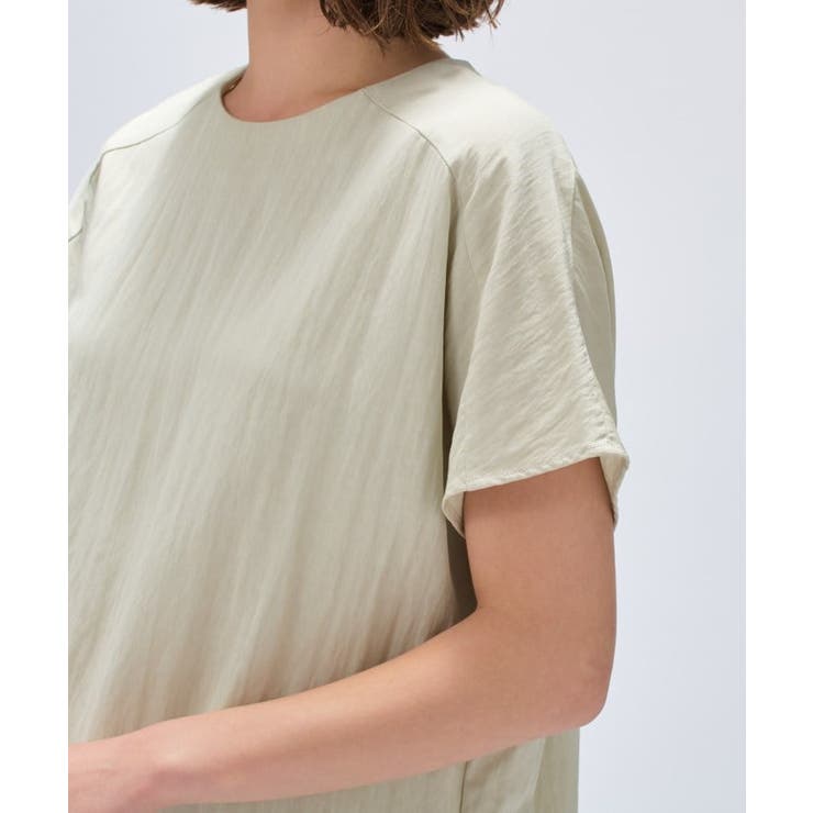 【セットアップ／マシンウォッシュ】レーヨンツイルブラウス | cloenc | 詳細画像5 