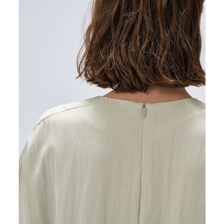 【セットアップ／マシンウォッシュ】レーヨンツイルブラウス | cloenc | 詳細画像8 