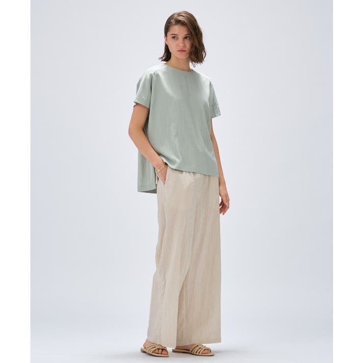 【セットアップ／マシンウォッシュ】レーヨンツイルブラウス | cloenc | 詳細画像9 