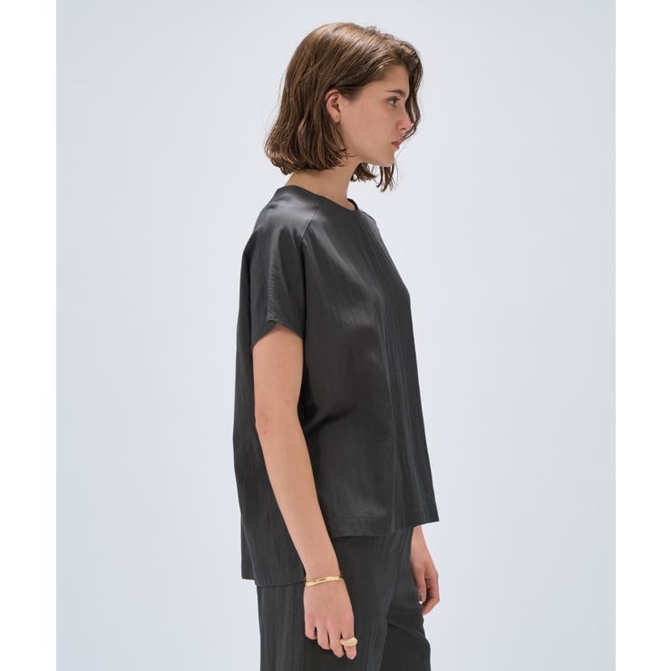 【セットアップ／マシンウォッシュ】レーヨンツイルブラウス | cloenc | 詳細画像16 