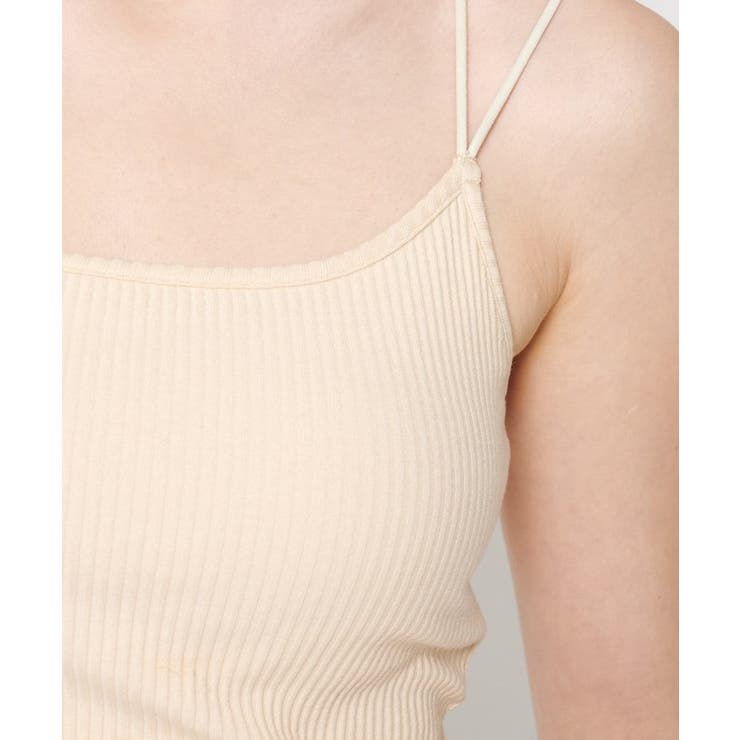 【カップ付き】リブテレコキャミソール | cloenc | 詳細画像8 
