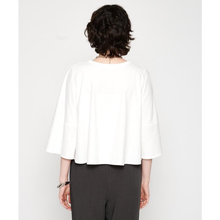 【マシンウォッシュ】フレアTシャツ | cloenc | 詳細画像3 