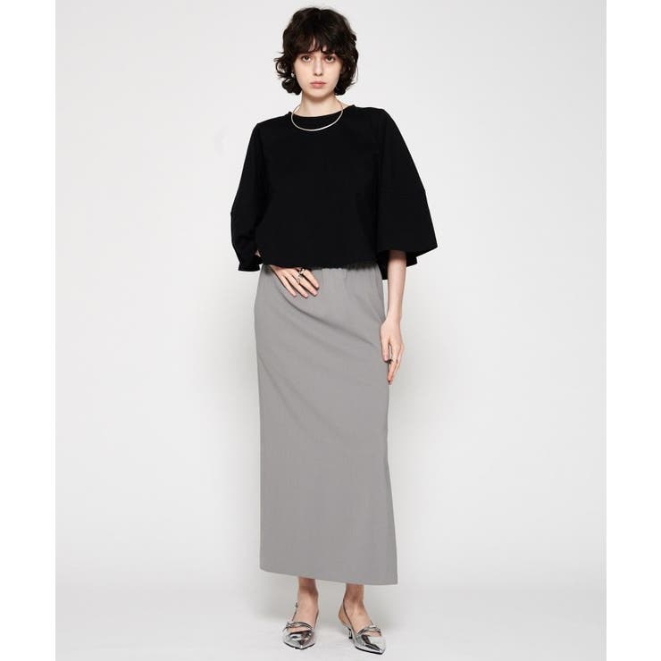 【マシンウォッシュ】フレアTシャツ | cloenc | 詳細画像14 