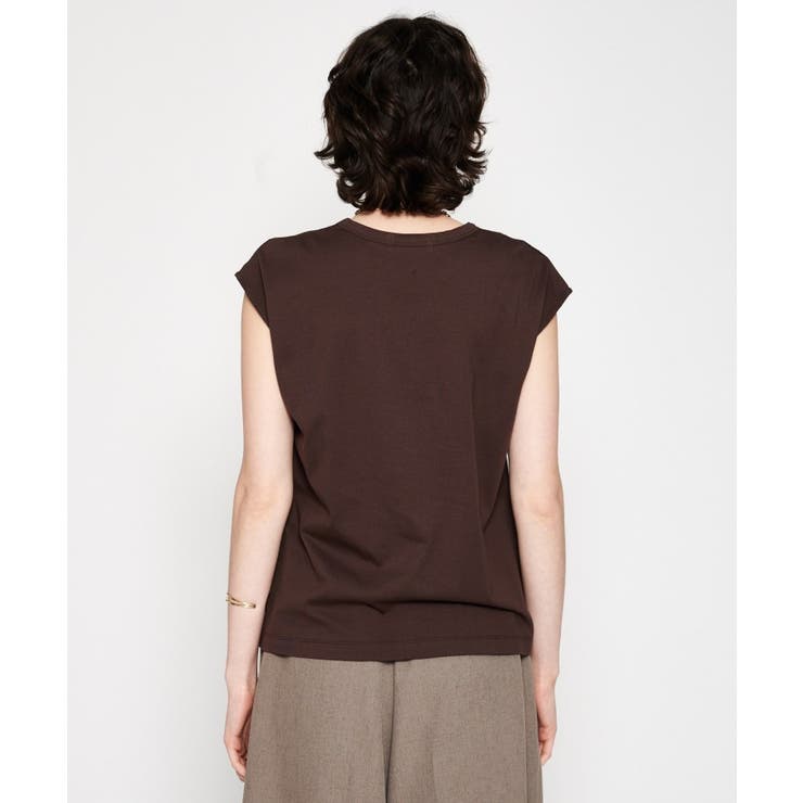 【マシンウォッシュ】ノースリーブフォルムTシャツ | cloenc | 詳細画像11 