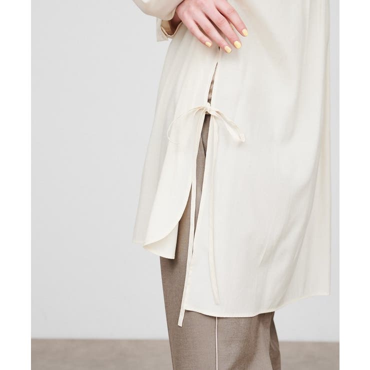 【手洗い可】シャイニーリボンブラウス | cloenc | 詳細画像6 