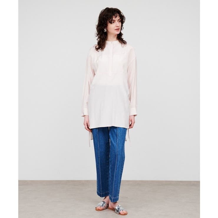 【手洗い可】シャイニーリボンブラウス | cloenc | 詳細画像8 