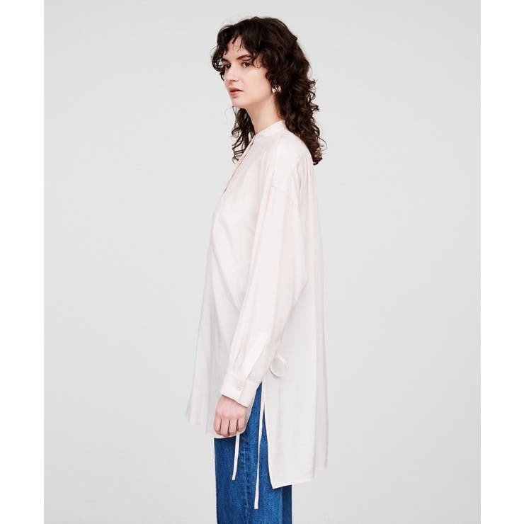 【手洗い可】シャイニーリボンブラウス | cloenc | 詳細画像10 