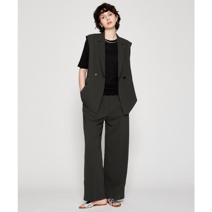 【セットアップ／マシンウォッシュ】テーラードベスト | cloenc | 詳細画像10 