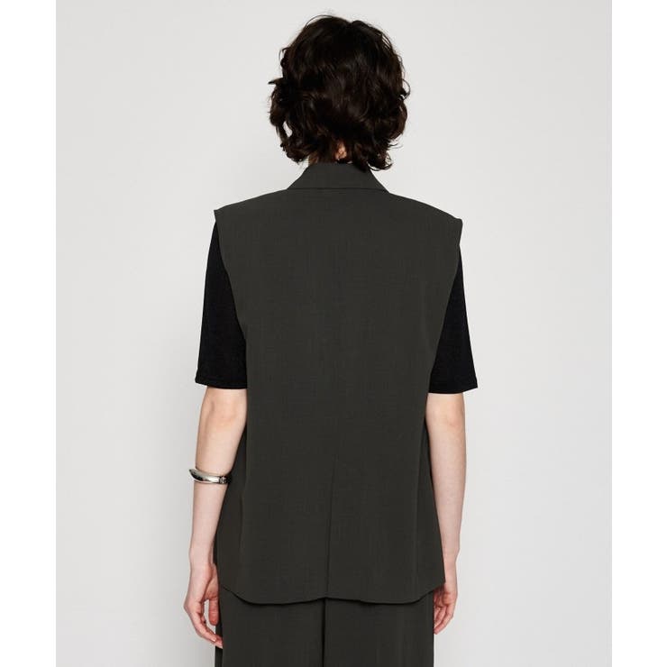 【セットアップ／マシンウォッシュ】テーラードベスト | cloenc | 詳細画像12 