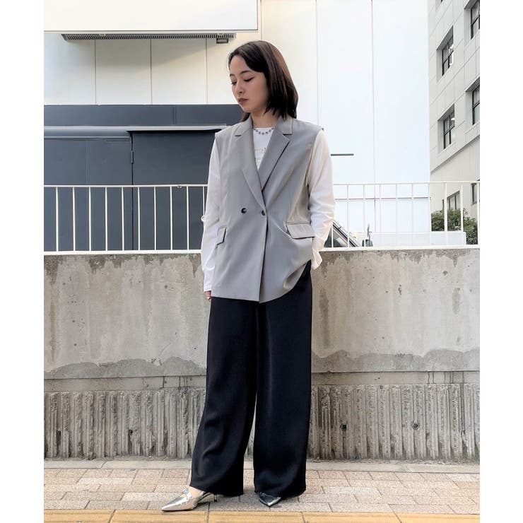 【セットアップ／マシンウォッシュ】テーラードベスト | cloenc | 詳細画像16 