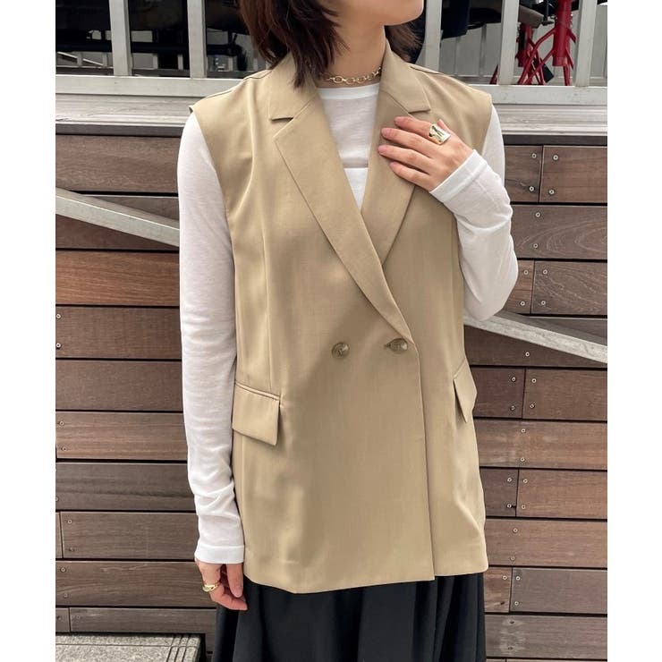 【セットアップ／マシンウォッシュ】テーラードベスト | cloenc | 詳細画像19 