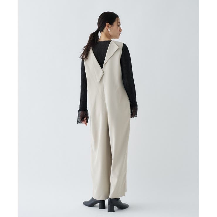 【手洗い可】ダブルクロスオールインワン | cloenc | 詳細画像9 