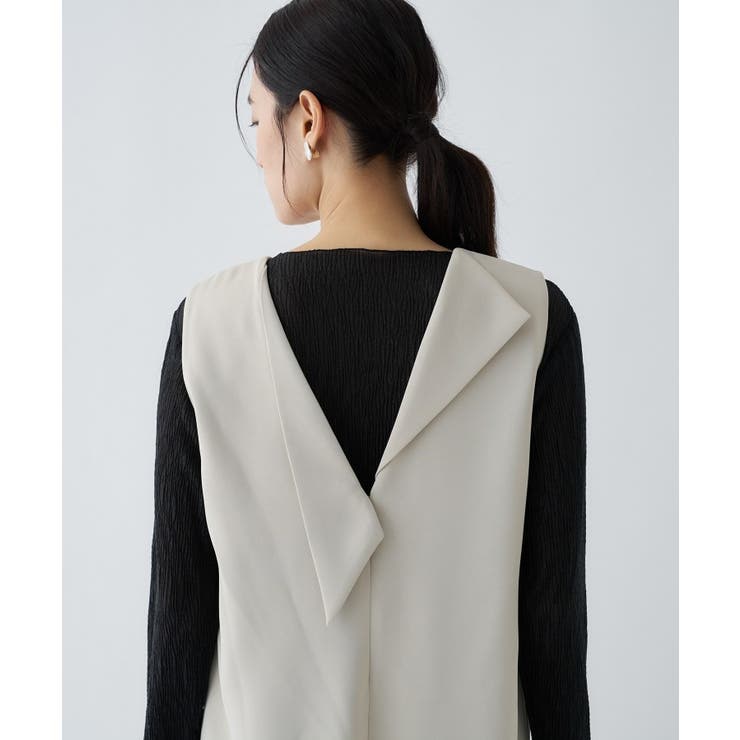 【手洗い可】ダブルクロスオールインワン | cloenc | 詳細画像10 