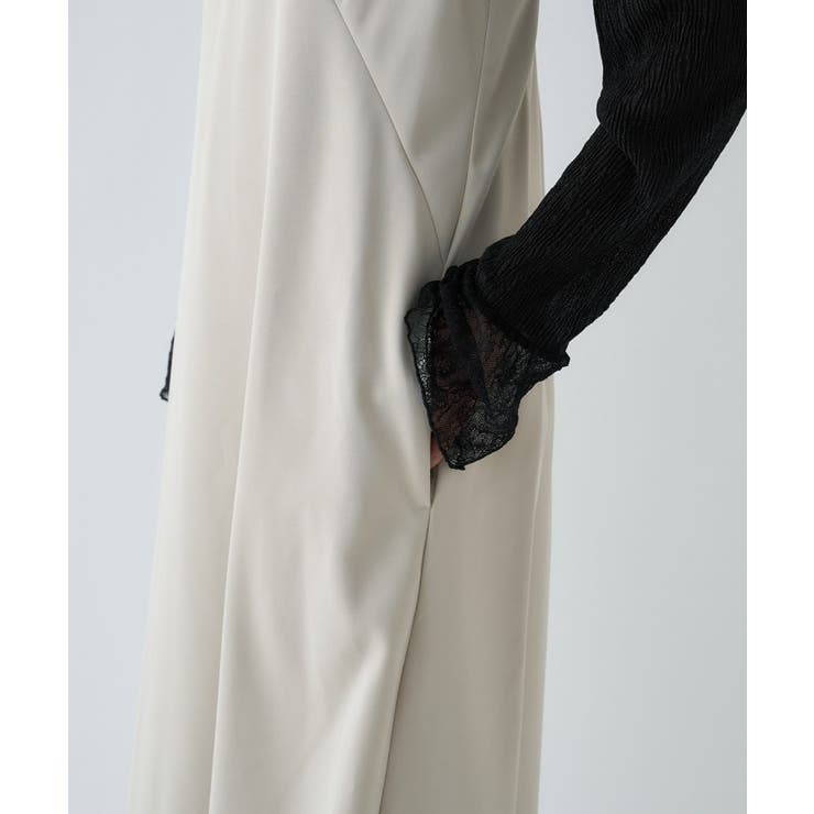 【手洗い可】Vネックフレアワンピース | cloenc | 詳細画像10 