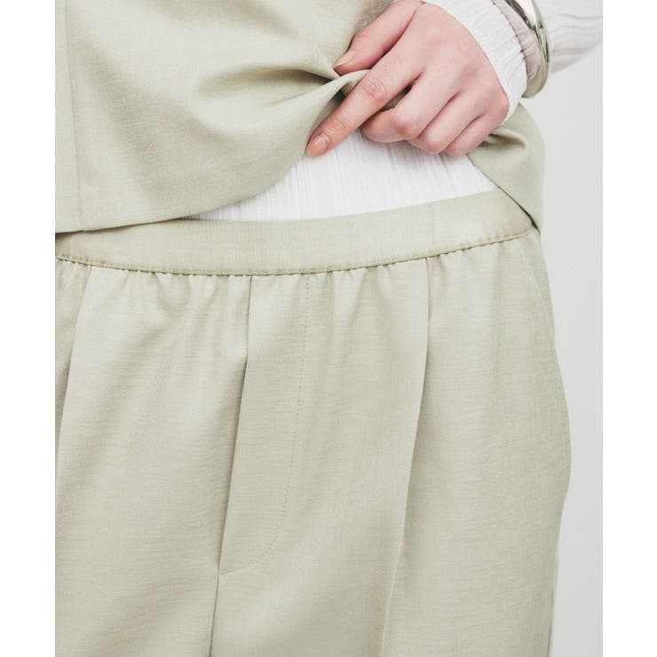 【セットアップ／手洗い可】イージータックワイドパンツ | cloenc | 詳細画像18 