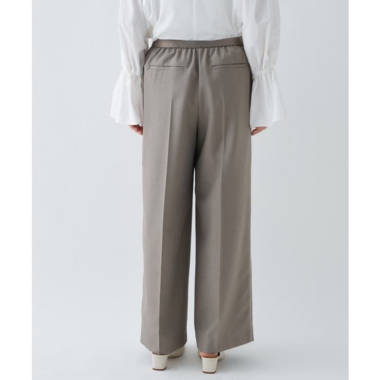 【セットアップ／手洗い可】イージータックワイドパンツ | cloenc | 詳細画像8 