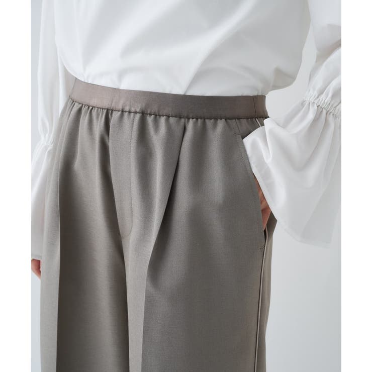 【セットアップ／手洗い可】イージータックワイドパンツ | cloenc | 詳細画像9 