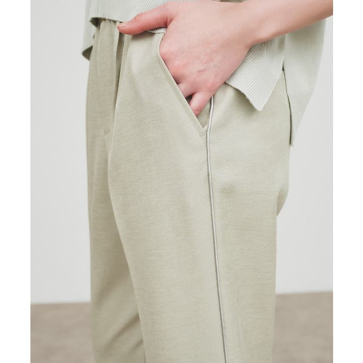 【セットアップ／手洗い可】イージータックテーパードパンツ | cloenc | 詳細画像31 