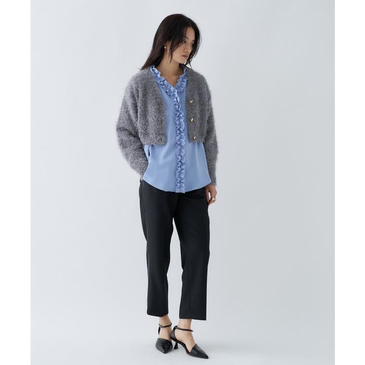 【セットアップ／手洗い可】イージータックテーパードパンツ | cloenc | 詳細画像14 