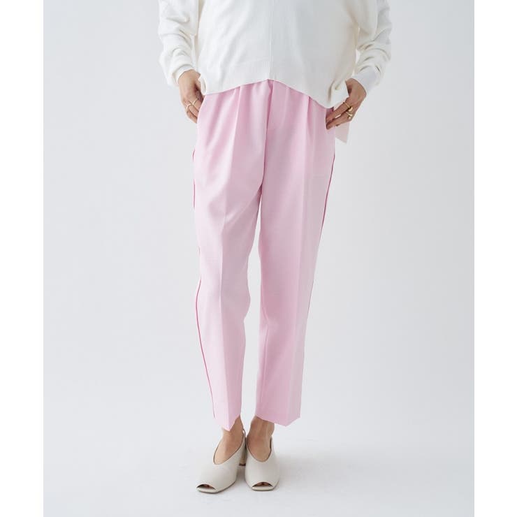 【セットアップ／手洗い可】イージータックテーパードパンツ | cloenc | 詳細画像22 