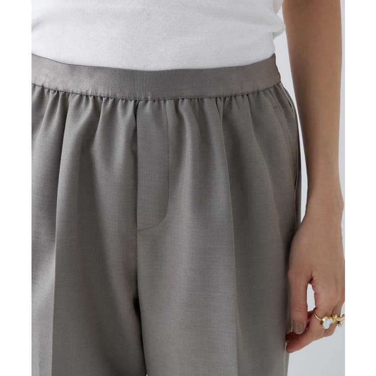 【セットアップ／手洗い可】イージータックテーパードパンツ | cloenc | 詳細画像9 