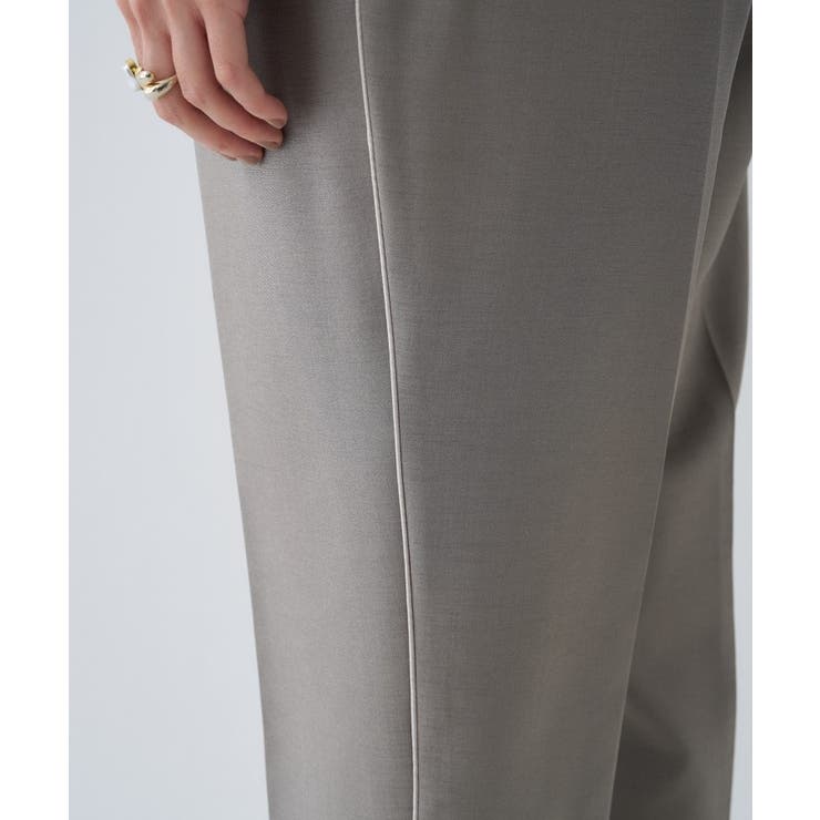 【セットアップ／手洗い可】イージータックテーパードパンツ | cloenc | 詳細画像12 