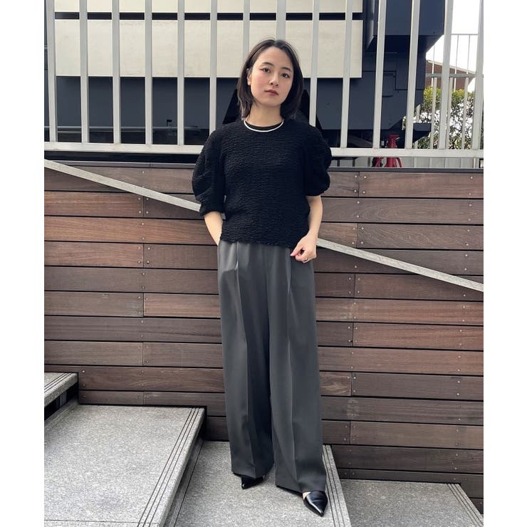 【セットアップ／マシンウォッシュ】イージーワイドパンツ | cloenc | 詳細画像18 