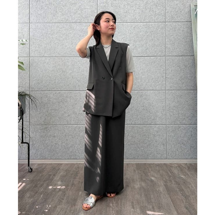 【セットアップ／マシンウォッシュ】イージーIラインスカート | cloenc | 詳細画像18 