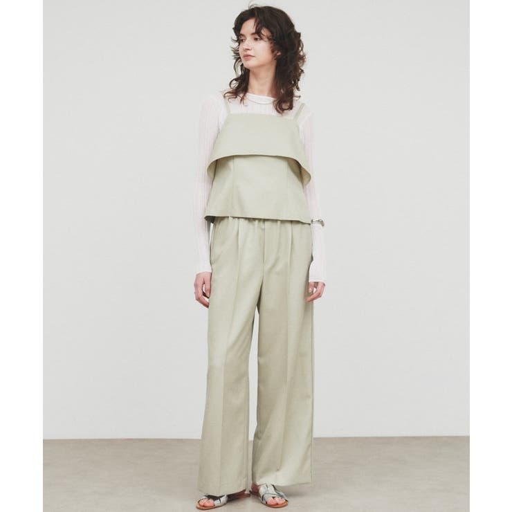 【セットアップ／手洗い可】イレヘムフリルキャミソール | cloenc | 詳細画像1 