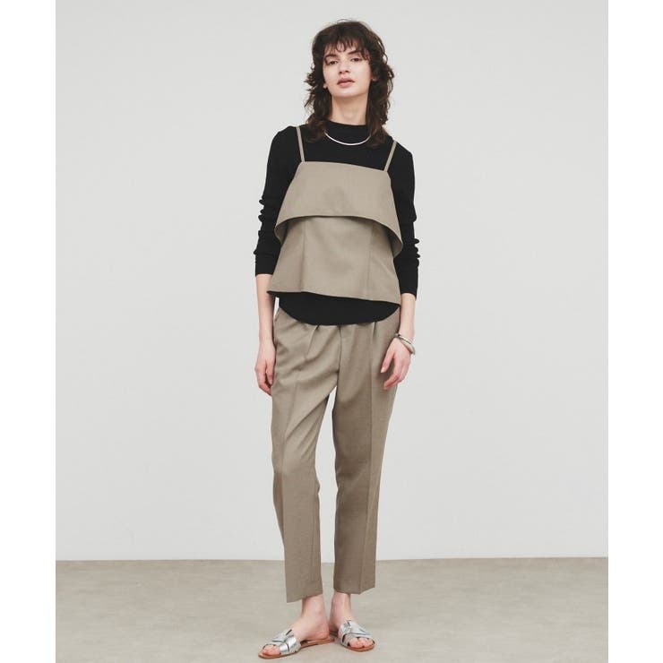 【セットアップ／手洗い可】イレヘムフリルキャミソール | cloenc | 詳細画像10 