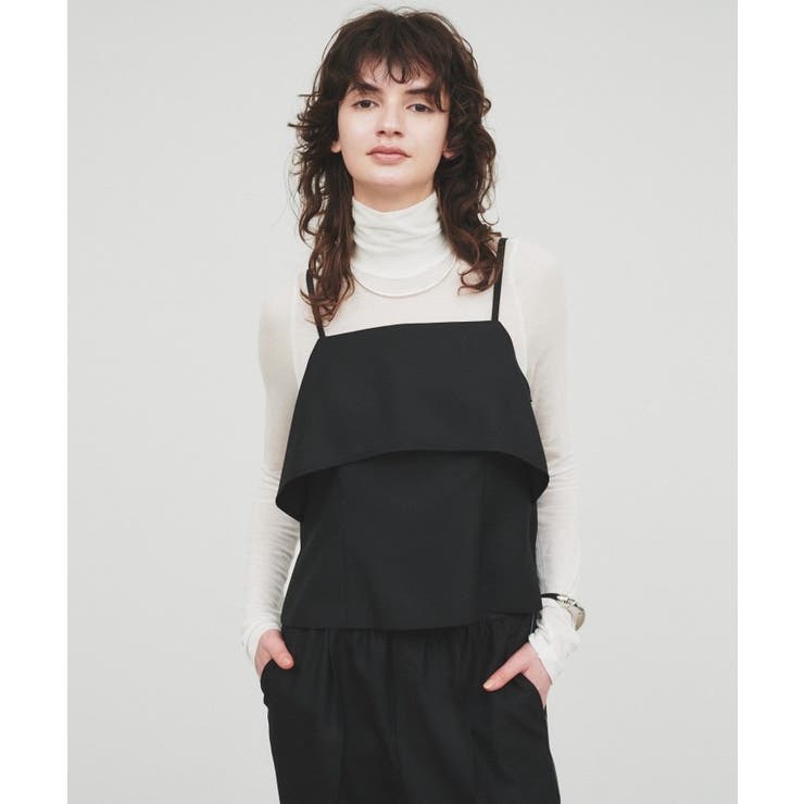 【セットアップ／手洗い可】イレヘムフリルキャミソール | cloenc | 詳細画像17 