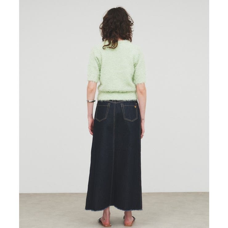 【マシンウォッシュ】コットンデニムスカート | cloenc | 詳細画像12 