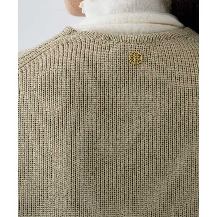 【手洗い可】ミドルゲージニットジレ | cloenc | 詳細画像16 