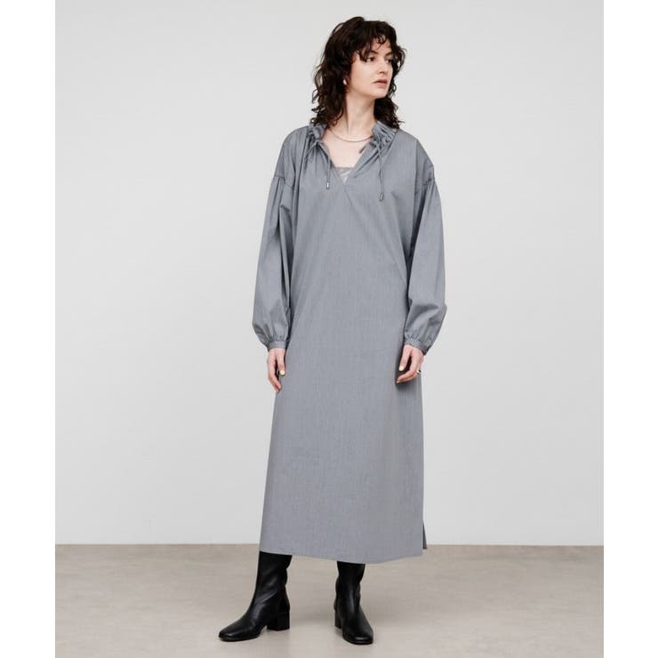 【手洗い可】ギャザーリボンワンピース | cloenc | 詳細画像1 