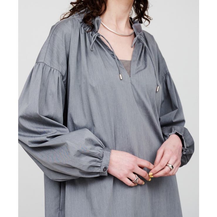 【手洗い可】ギャザーリボンワンピース | cloenc | 詳細画像10 