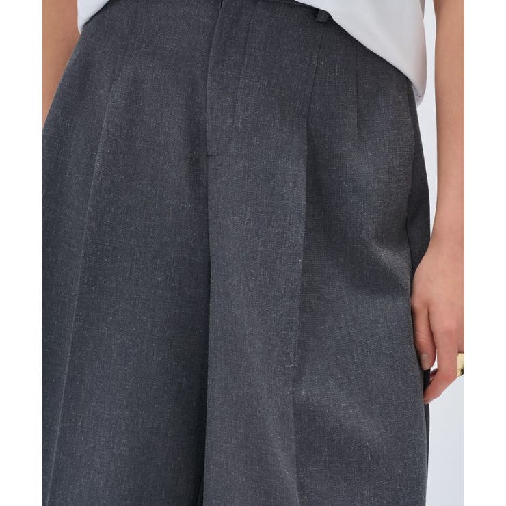 【セットアップ／手洗い可】リネンブレンドハーフパンツ | cloenc | 詳細画像22 