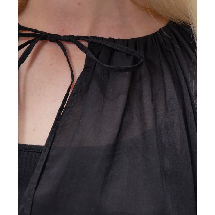 【手洗い可】コットンシフォンシアーブラウス | cloenc | 詳細画像13 