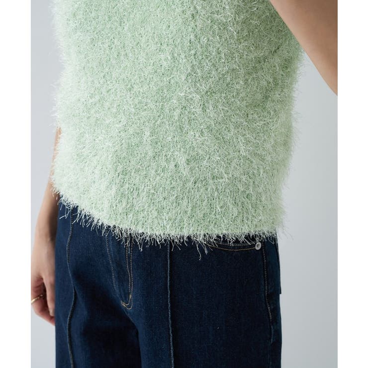 【手洗い可】フェザーラメニットプルオーバー | cloenc | 詳細画像15 