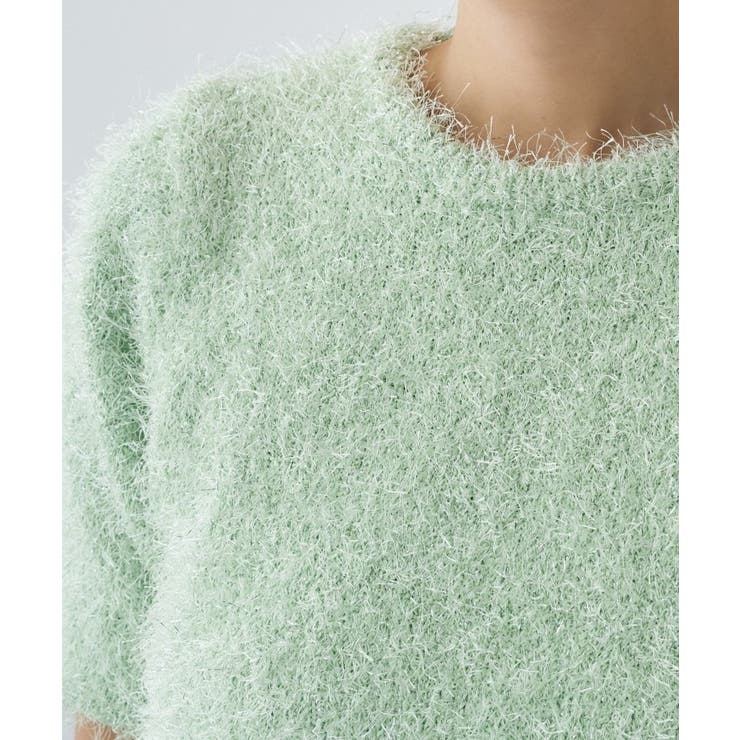 【手洗い可】フェザーラメニットプルオーバー | cloenc | 詳細画像16 