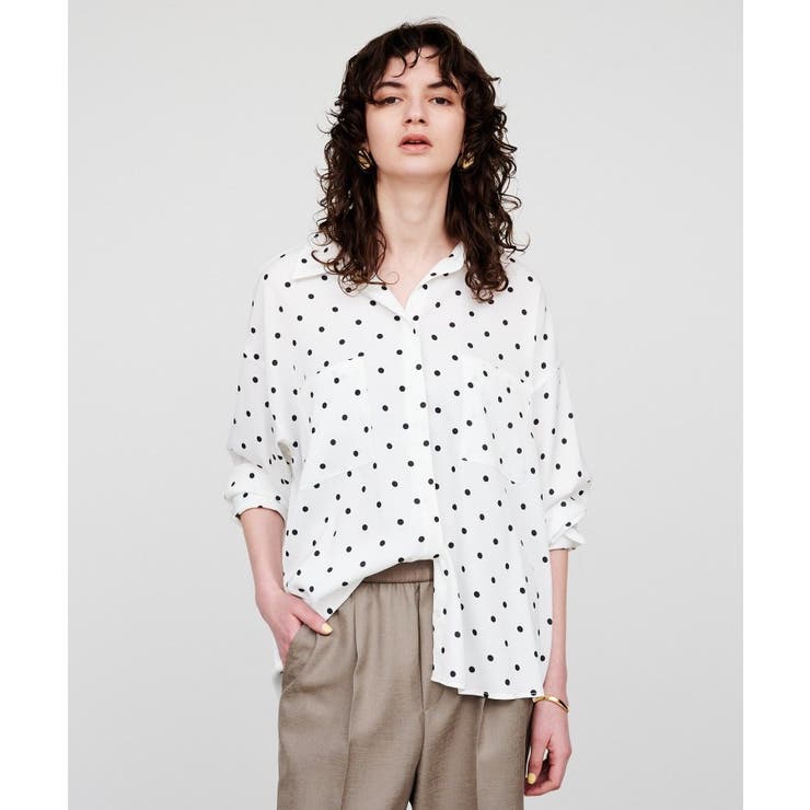 【手洗い可】サテンスキッパーシャツ | cloenc | 詳細画像14 