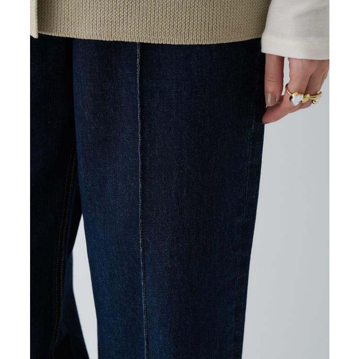 【マシンウォッシュ】コットンデニムフレアパンツ | cloenc | 詳細画像17 