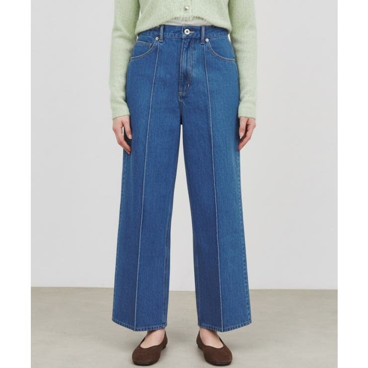 【マシンウォッシュ】コットンデニムフレアパンツ | cloenc | 詳細画像2 