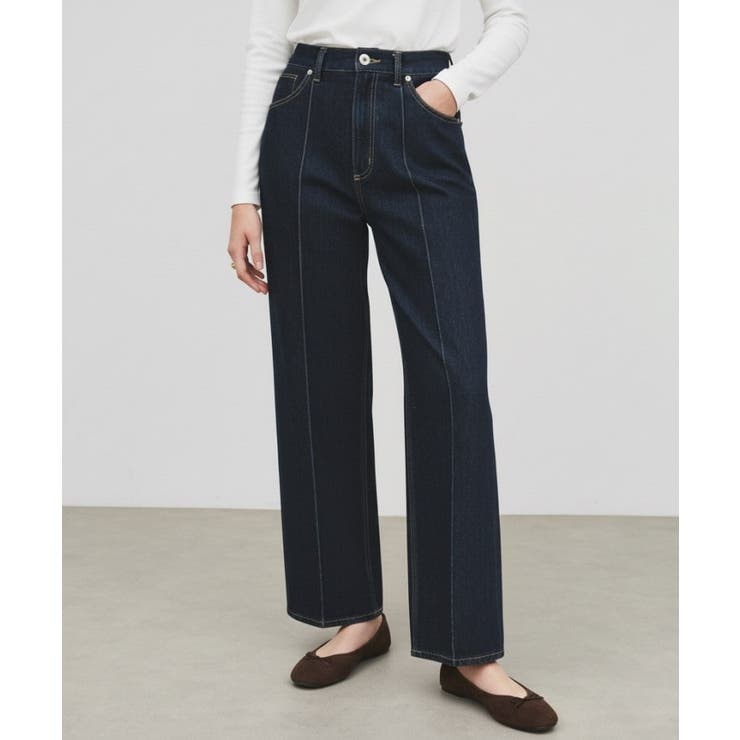 【マシンウォッシュ】コットンデニムフレアパンツ | cloenc | 詳細画像7 