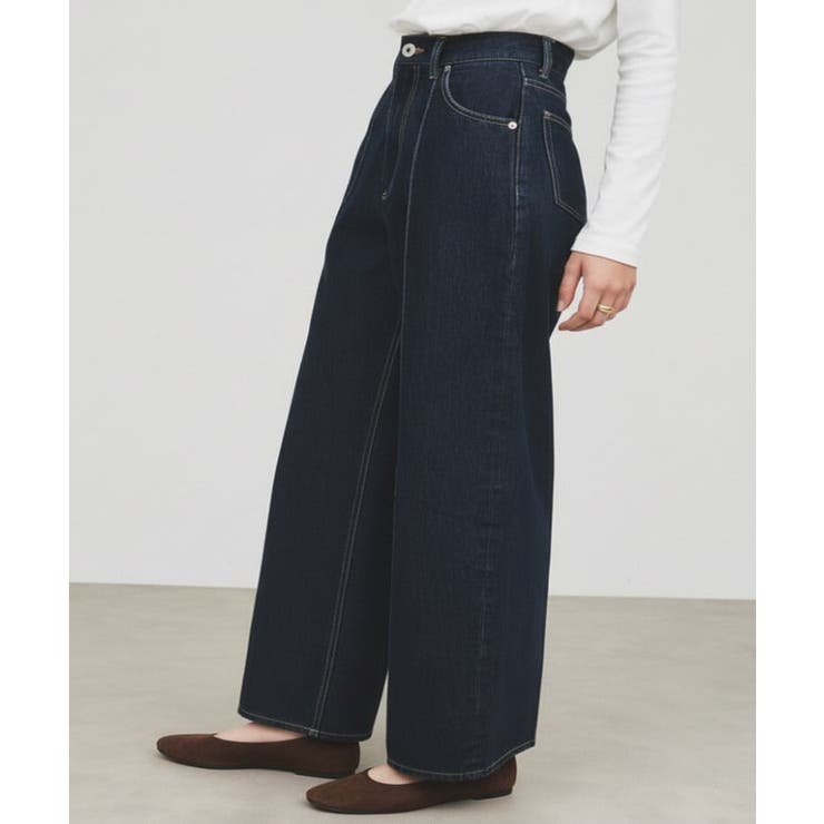 【マシンウォッシュ】コットンデニムフレアパンツ | cloenc | 詳細画像8 